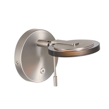 Steinhauer Turound Wall Light LED brushed steel, 1-light source