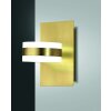 Fabas Luce Dunk Wall Light LED brass, 2-light sources