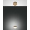 Fabas Luce Dunk Pendant Light LED brass, 1-light source