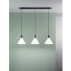 Fabas Luce Vincent Pendant Light black, 3-light sources