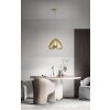 Fabas Luce Glow Pendant Light brass, 1-light source