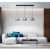 Fabas Luce Glow Pendant Light black, 3-light sources