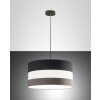 Fabas Luce Arona Pendant Light black, 3-light sources