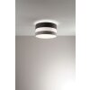 Fabas Luce Arona Ceiling Light black, 2-light sources