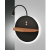Fabas Luce Dual Wall Light LED Ecru, black, 2-light sources
