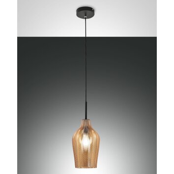 Fabas Luce Stintino Pendant Light black, 1-light source