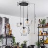 Koyoto  Pendant Light glass 15 cm, 20 cm, 25 cm clear, 3-light sources
