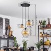Koyoto  Pendant Light glass 15 cm, 20 cm, 25 cm Amber, 3-light sources