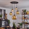 Koyoto  Pendant Light glass 15 cm, 20 cm, 25 cm, 30cm Amber, 5-light sources