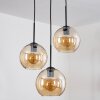 Koyoto  Ceiling Light glass 20 cm Amber, 3-light sources