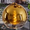 Koyoto  Pendant Light glass 25 cm gold, clear, 3-light sources