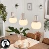 Izenave Pendant Light LED matt nickel, 3-light sources
