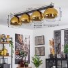 Koyoto  Ceiling Light glass 30 cm gold, clear, 4-light sources