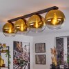 Koyoto  Ceiling Light glass 30 cm gold, clear, 4-light sources