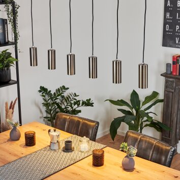 Javel Pendant Light black, 6-light sources