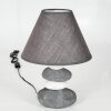 Palmela Table lamp grey, white, 1-light source