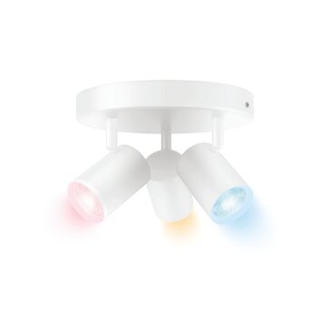 Philips WiZ IMAGEO Ceiling Light LED white, 3-light sources, Colour changer