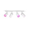 Philips Hue Fugato Ceiling Light LED white, 4-light sources, Colour changer