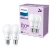 Philips Classic Set of 2 LED E27 13 Watt 4000 Kelvin 1521 Lumen