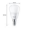Philips Classic Set of 6 LED E14 4.9 Watt 2700 Kelvin 470 Lumen