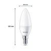 Philips Classic Set of 6 LED E14 4.9 Watt 2700 Kelvin 470 Lumen
