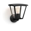 Philips Hue White Inara Outdoor Wall Light LED black, 1-light source
