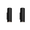 Philips Hue Appear Outdoor Wall Light set x 2 LED black, 2-light sources, Colour changer