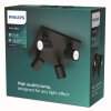 Philips myLiving Runner Ceiling Light black, 4-light sources