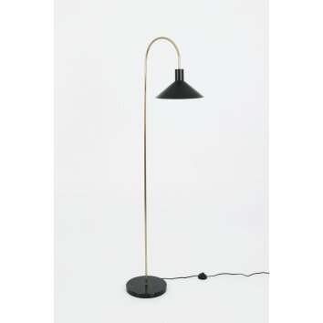 Holländer OKTAVIA Floor Lamp gold, black, 1-light source