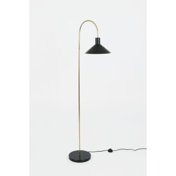 Holländer OKTAVIA Floor Lamp gold, black, 1-light source