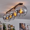 Koyoto  Ceiling Light glass 30 cm clear, Smoke-coloured, 4-light sources