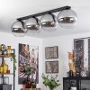 Koyoto  Ceiling Light glass 30 cm clear, Smoke-coloured, 4-light sources