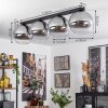 Koyoto  Ceiling Light glass 30 cm clear, Smoke-coloured, 4-light sources
