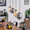 Verbania Pendant Light brass, black, 4-light sources