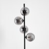 Remaisnil Floor Lamp black, 4-light sources