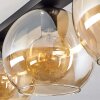 Koyoto  Ceiling Light glass 25 cm Amber, 3-light sources