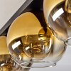 Koyoto  Ceiling Light glass 20 cm gold, clear, 4-light sources