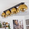 Koyoto  Ceiling Light glass 25 cm gold, clear, 4-light sources