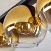 Koyoto  Ceiling Light glass 30 cm gold, clear, 3-light sources