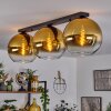 Koyoto  Ceiling Light glass 30 cm gold, clear, 3-light sources