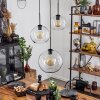 Koyoto  Pendant Light glass 20 cm, 25 cm, 30cm clear, 3-light sources
