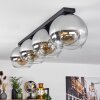 Koyoto  Ceiling Light glass 25 cm clear, Smoke-coloured, 4-light sources