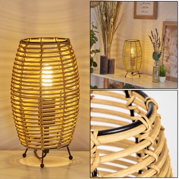 Sepins Table lamp Ecru, black, 1-light source