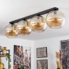 Koyoto  Ceiling Light glass 30 cm Amber, 4-light sources