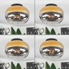 Molloy Ceiling Light gold, clear, Smoke-coloured, 1-light source