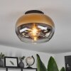 Molloy Ceiling Light gold, clear, Smoke-coloured, 1-light source