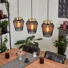 Madancos Pendant Light brass, black, 3-light sources