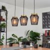 Madancos Pendant Light brass, black, 3-light sources