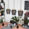 Madancos Pendant Light brass, black, 3-light sources