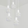 Ventosa Pendant Light white, 5-light sources
